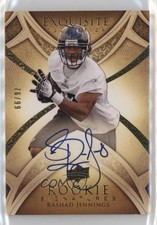 2009 Exquisite Collection Rookie Signatures 76/99 Rashad Jennings #154 Auto 5w7