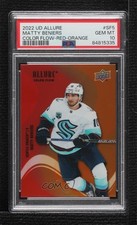 2022-23 Upper Deck Allure Color Flow Red Orange Matty Beniers PSA 10 GEM MT 14bn