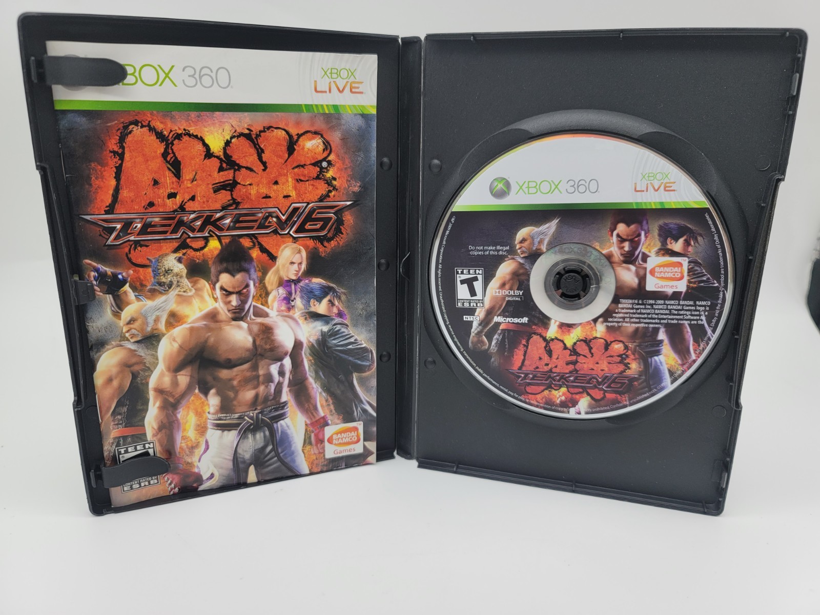 Tekken 6 Xbox 360 CIB (Microsoft Xbox 360) Complete with Manual Tested