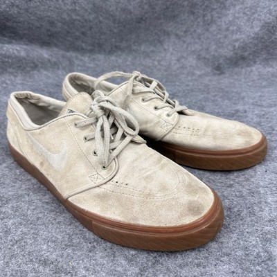Nike Zoom SB Stefan Janoski Bone Suede Gum Skate Shoes 333824-057 Mens 12 Prop