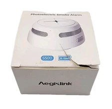 Aegislink Wireless 10 yr Smoke Alarm S-500 Photoelectric Sensor 