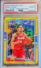 2020 Donruss Optic Trae Young All Star Gold #13 2/10 PSA 10
