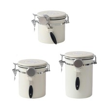 Edelstahl Luftdicht Vorratsbehälter Kaffeebohnen Behälter für Kekse Zucker