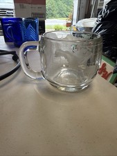 Vintage 1970s Nestle Nescafe World Globe Frosted Glass Coffee Mugs Set of 4