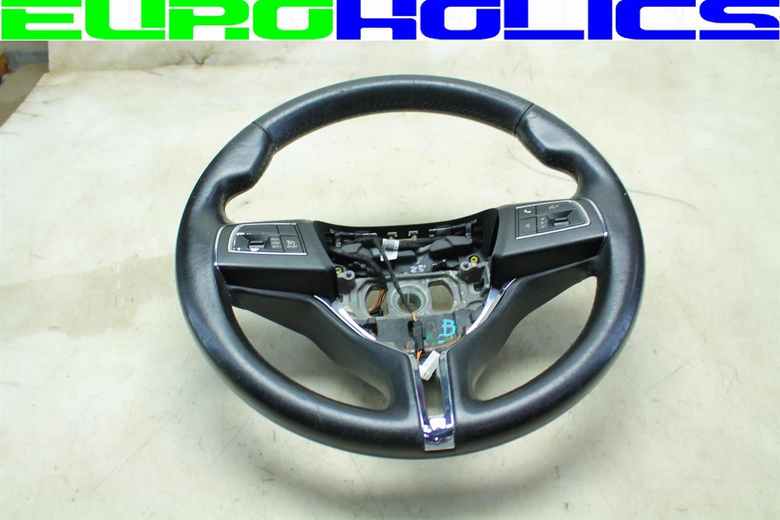OEM Maserati M157 Ghibli 14-23 Multifunction Steering Wheel w/Switches Black