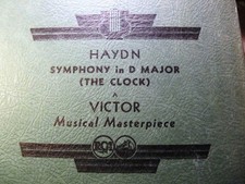 1929 ARTURO TOSCANINI HAYDN Clock Symphony No 101 New York Philh VICTOR M-57
