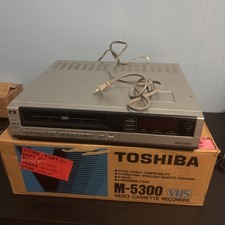 Toshiba M-5300 Vintage VCR Video VCR VHS Recorder Made in Japan READ