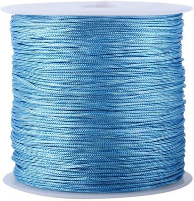 Nylonschnur 100m x 08mm Perlenstring Makramee Faden DIY Schmuckherstellung