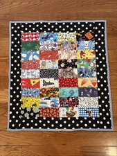 HANDMADE BABY CRIB QUILT THROW Different Squares Holidays Characters Designs
