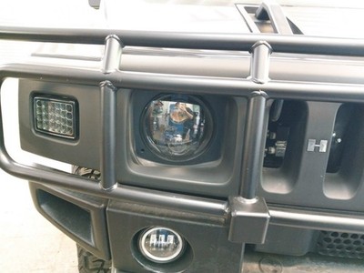 Hummer H2 Voll LED Scheinwerfer schwarz E-geprüft mit Standlicht weiß