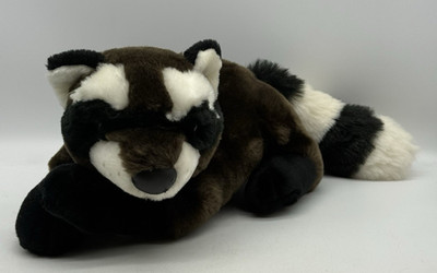 Kohl's Cares Raccoon Trash Panda Plush 12'' Stuffed Animal Laying Down