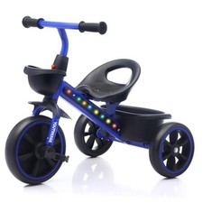 Tricycle for Kids 1-3 Years, Toddler Trike 24 Month-4 Year Old with LED Lights