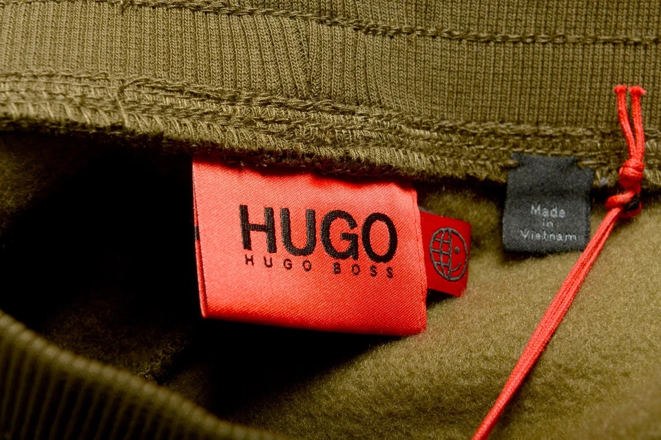 Pantalones deportivos Hugo Boss para hombre "Doldberg" verde oliva con estampado de logotipo EE. UU. 2XL IT 56 Foto 4 de 4