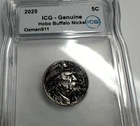 ICG Genuine HOBO Steampunk Hobo Man Gears Goggles Made From REAL Buffalo Nickel