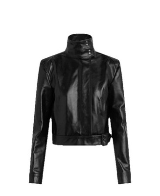 NEW Hudson x Brooks x Nader Leather Jacket XS Sarah Jane $1200 SOLD OUT NWT Blk