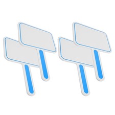 4 Pcs White Board Eraser Whiteboard Handheld Dry Cardboard Paddle