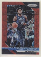 2018-19 Panini Prizm Choice Red Prizm 72/88 Wesley Matthews #290 1u6