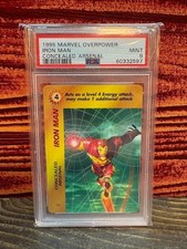 1995 Marvel Overpower Iron Man Concealed Arsenal PSA 9 (60332597)