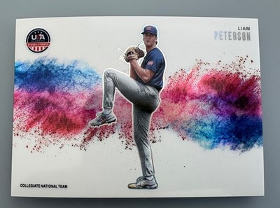 Liam Peterson 2026 Panini Stars & Stripes Color Blast SSP MLB 2026 Draft 