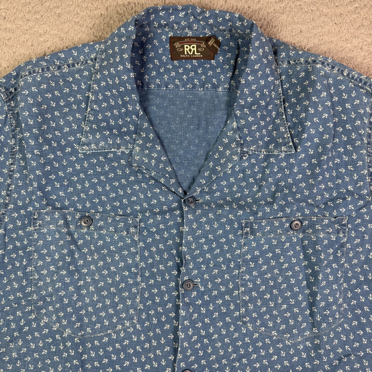 RRL Short Sleeve Casual Button-Down Shirts for Men for sale | eBay