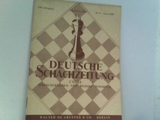 Deutsche Schachzeitung. Caissa Teschner, Rudolf: 395666