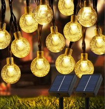 LED Solar String Light Lights Waterproof Copper Wire Fairy Outdoor Garden Party