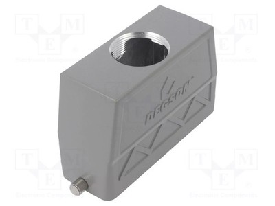 for cable size D24B Enclosure for connectors: HDC straight