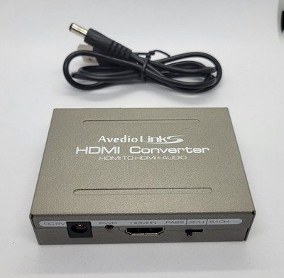 Avedio Links HDMI Audio Extractor Adapter to Toslink SPIDF, RCA Audio Stereo