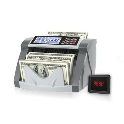 Money Counter Machine Pro 2.0 Dual-Motor, Dollar Euro MT/UV/MG/IR/DD/DBL/HLF/...