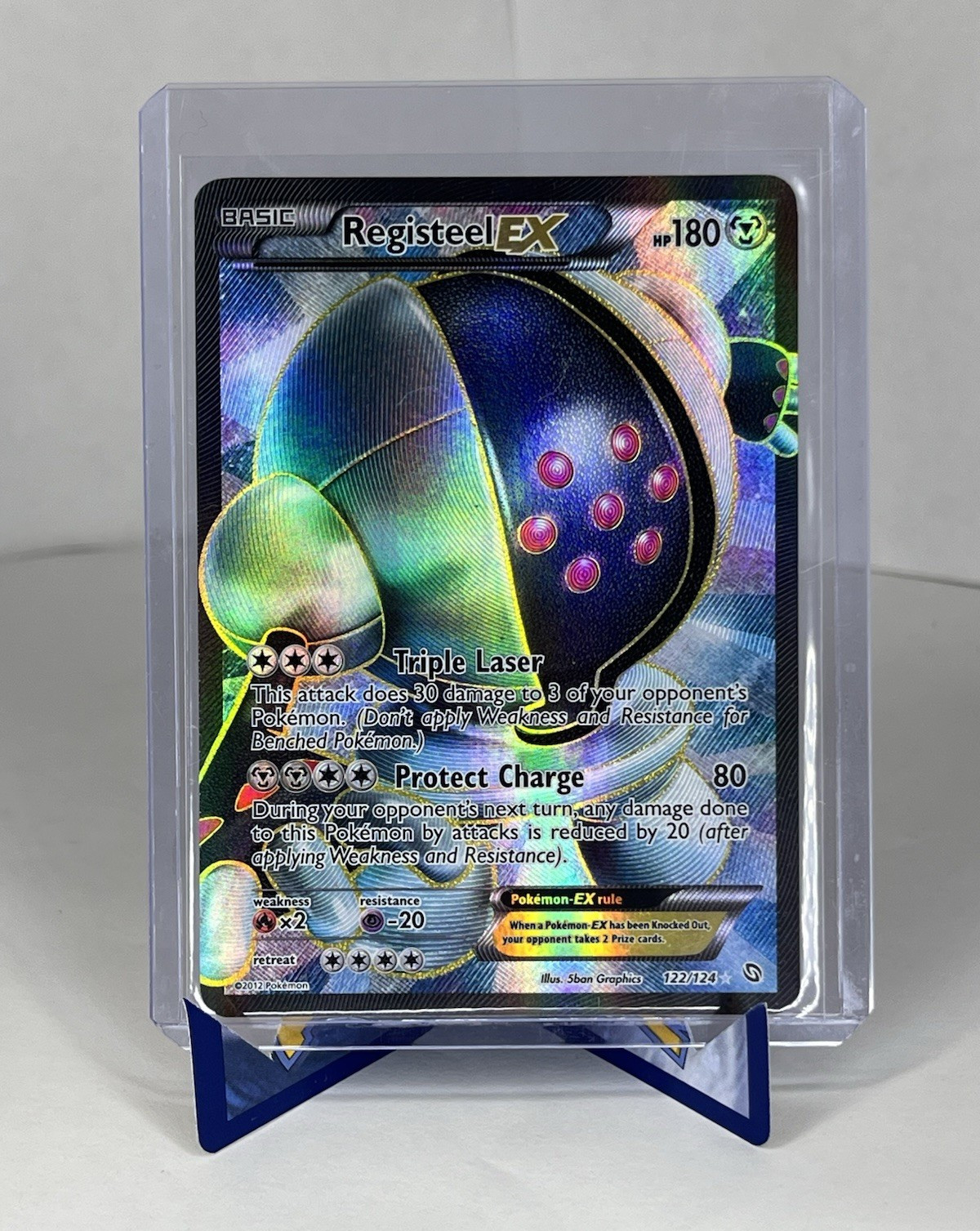 Registeel-EX 122/124 Dragons Exalted UR Full Art Holo 2012