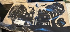 West Elm Haunted House Halloween Pillow cover Halloween 12 x 21 New w tags