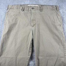 Banana Republic Lived-In Chino Pants Mens 32x30 Beige Skinny Fit Casual
