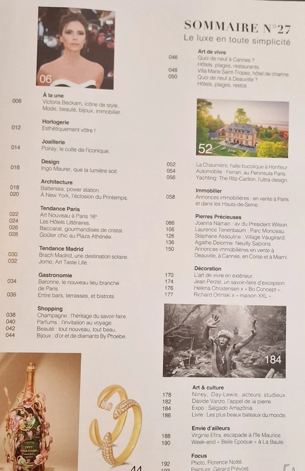 Consultants Immobilier Magazine - Victoria Beckham cover - Icone De Style - Image 2 of 2