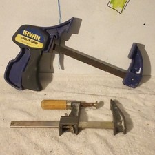 IRWIN QUICK-GRIP 4 in Bar Clamp Set (2) Blue/...