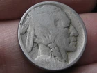 1914 D Buffalo Nickel 5 Cent Piece- Denver, Good Reverse Details