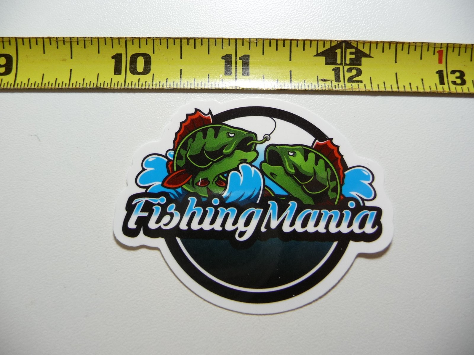Fishing Mania Sport Fish Decal Sticker for Anglers and Outdoor Enthusiasts