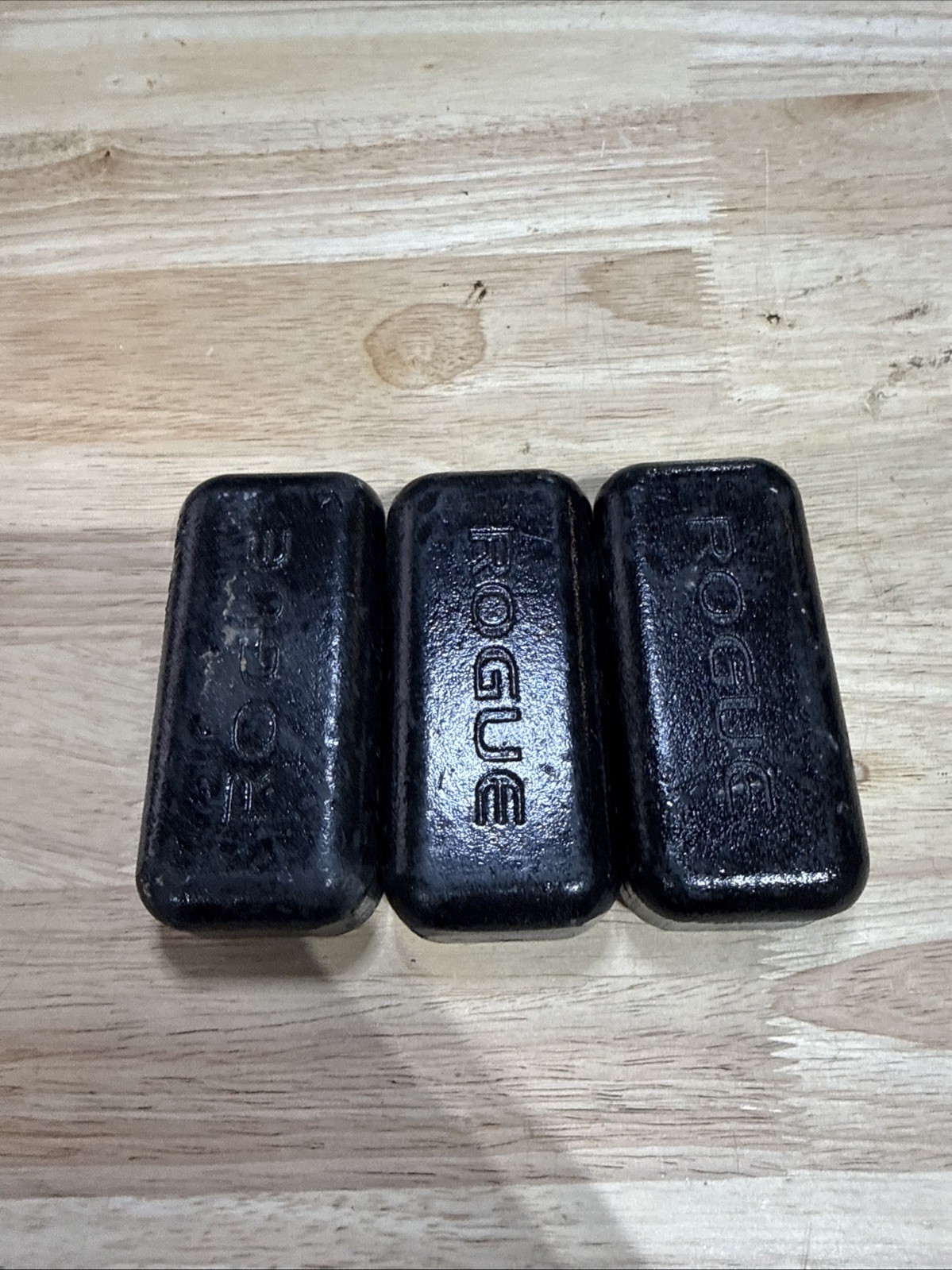 Rogue Fitness 2.5LB X 3 CAST Iron WEIGHT for Weighted Vest Workout home gym