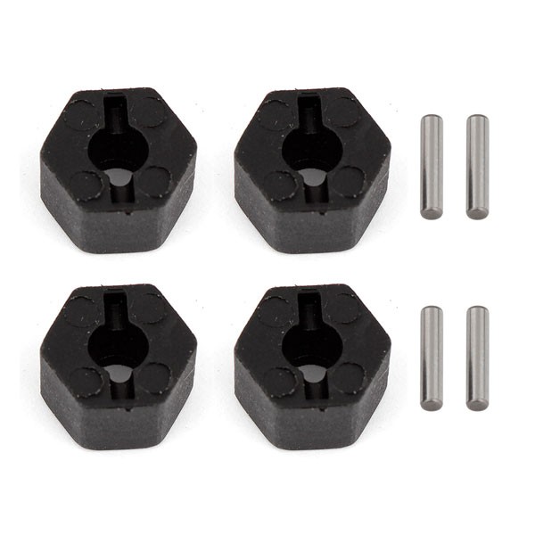 Team Associated Cr12 Wheel Hexs & Pins Set