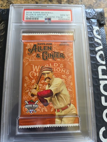 PSA 10 2018 Topps Allen & Ginter X Black Sealed HOBBY PACK look 4 Ohtani RC Auto