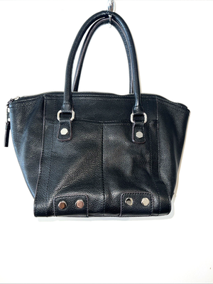 Vintage black Tignanello pebbled leather convertible bag Tignanello black pebbled leather convertible crossbody purse  main image 2