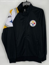 NFL Pittsburgh Steelers Men's Black Multicolor Jacket Sz S