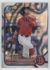 2022 Bowman Chrome Prospects Lava Refractor 146/399 Eduardo Lopez #BCP-134 4a7