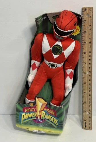 Vintage 1994 Mighty Morphin Power Rangers Jason Red Ranger Plush Karate Arms Nos