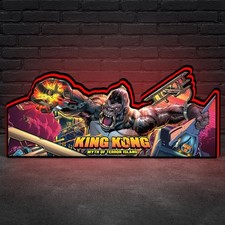 King Kong Pinball Topper 3D Printed Lightbox ...