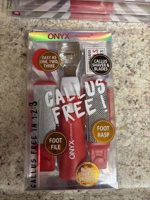 Onyx Professional Callus Free 3 Step Kit New SMALL BUSINESS CAT LADY     