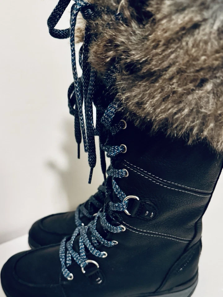 Botas impermeables polares altas Merrell Snowcreek para mujer. Talla 6M. Con cordones/cremallera. Foto 2 de 4