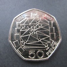 1992 - 1993 EU Presudency 50p Coin