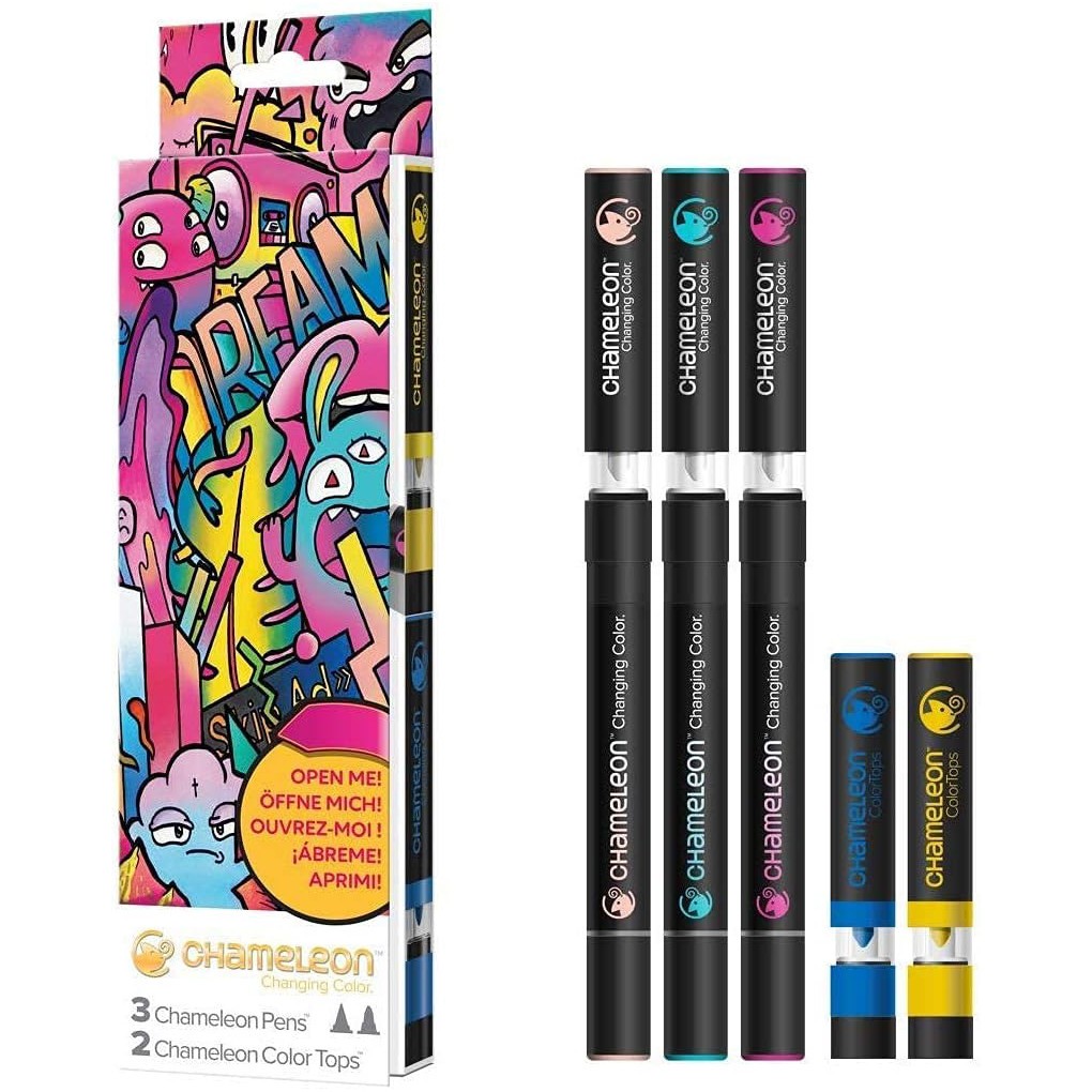 Chameleon Color Tone Alcohol Marker Pen Set 5pc Introductory