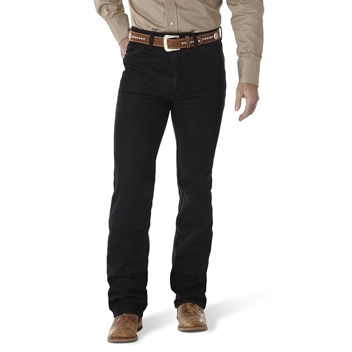 's Cowboy Cut Slim Fit Black Stretch Jean: Size 31x34: Weste