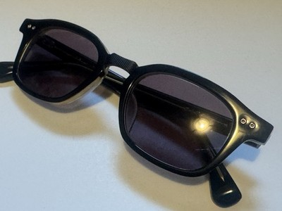DITA INTELLIGENTE Black Neon Green Grey Solid Lens Glasses Eyewear Sunglasses